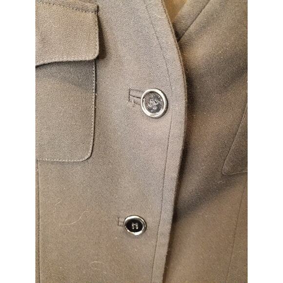 Le Suit Black Blazer Petites Fitted Buttons Pockets Carer Work Business Size 10P - Picture 5 of 9